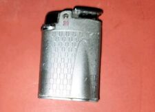 Vintage Ronson Starfire Lighter Silver With Very Uncommmon Square Design  picture
