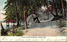 A View of Lake Compounce, Bristol, Conn.-c. 1907-UDB Postcard                608 picture