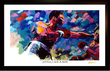 SUPER Sale Muhammad Ali Sting Like A Bee Premium Art Print Was $19.95 Now $89.95 picture