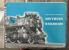 SOUTHERN RAILROADS TRAINS ALBUM OF PHOTOGRAPHS 1944 Vintage picture