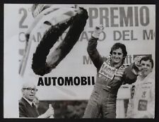 1981 Photo press Formula 1 Alain Prost winner at Monza Renault Turbo picture