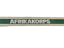 WWII German Army Heer DAK Afrikakorps Cuff Title picture