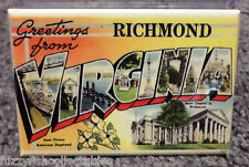 Greetings From Richmond Virginia Vintage Card 2
