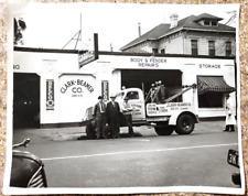 Vintage 1940s Photo CLARK-BEAMER Tow Truck ALLEN'S GARAGE Sacramento California picture