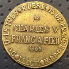 BP 12 COLLECTION-CHARLES V FRANC A PIED TOKEN 1365-JETON FRANCE-PETROL 20L-V0284 picture
