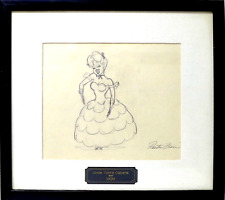 💋 Red Hot Red MGM Little Eva Uncle Tom's Cabana '47 drawing signed Preston Blai picture