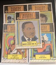 Golden Legacy Black History 5 Comics Lot #4,10,13,14, & 15 1968 - 72 Incl. MLK picture