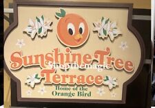 Disney Park Sunshine Tree Terrace Orange Bird Replica Prop Sign Wall Plaque New picture