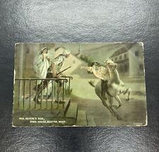 Paul Revere's Ride, State House, Boston, Massachusetts - Posted 1912 Postcard. picture