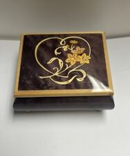 San Francisco Music Box Co Handmade Inlaid Wood Music/Jewelry Box Sorrento Italy picture