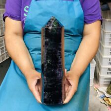 7.15LB Natural Green Coloured Fluorite Pillars Mineral Specimens Healing 1892 picture