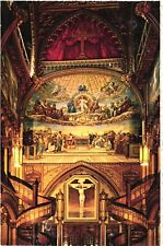 Inside The Sacred Heart Chapel, Note Dame Church, Montreal, Canada Postcard picture