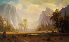 Dream-art Oil painting Looking-Up-The-Yosemite-Valley-1865-67-Albert-Bierstadt-O picture