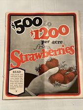 Vintage 1927 Kellogg’s Strawberries Catalog - RM Kellogg's Co. Three Rivers Mich picture