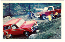 1971 Ford BRONCO Dual View: 2-Door & Pickup: Dealer NOS Promo Postcard UNUSED Ex picture