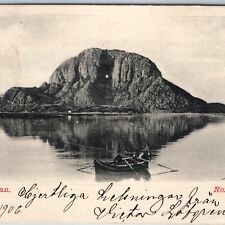 c1900s UDB Torget, Nordland County Norway Torghatten Granite Dome Nice Card A202 picture