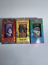 VTG 1994 Disney Collector Series Set of 3 Pocahontas Colors Of The Wind Glasses picture