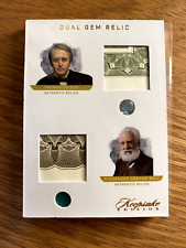 2023 Keepsake Edition Dual Gem Relic Thomas Edison & Alexander Graham Bell /18 picture