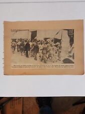 WWII Warsaw Citizens Marching Preparing To Dig Trench Military News Paper Clip picture