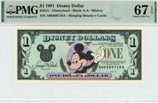 1991 $1 Disney Dollar Mickey PMG 67 EPQ TOP POP (DIS21) picture