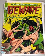 BEWARE #12 CHILLING TALES OF HORROR Pre-Code YOUTHFUL 1952 PCH SOTI GD/GD+ picture