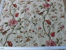 BY YD LEE JOFA DANTHE SILK EMBROIDERY CHINOISERY BIRD POM PEONY FLOWER RT$596/Y picture