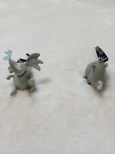 Lot Of 2 Disney Parks Jungle Cruise Attraction Ornaments Elephant and Rhino NEW picture
