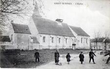 CPA 77 GRISY SUISNES THE CHURCH (Back Undivided) (Animated CPA) picture