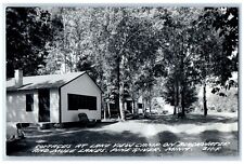 Cottages Lake View Camp Blackwater Mule Lakes Pine River MN RPPC Photo Postcard picture