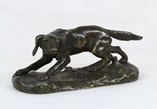 Jules Moigniez (French 1835-1894) Dog Bronze Sculpture picture