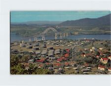 Postcard View of Balboa Canal Zone Thatcher Ferry Bridge Panama picture