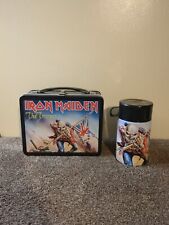 Iron maiden Eddie The Trooper Lunchbox And Thermos(RARE) Complete picture