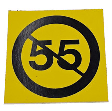 1970S CAN'T DRIVE 55 - VINTAGE RACE STICKER / DECAL - SCCA / NASCAR / CAN-AM  3