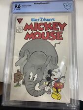 Mickey Mouse #231 Gladstone CBCS 9.6 OF/W 1987  💥ZERO ON THE CENSUS 💥 picture