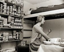 Vintage Strange Creepy Photo Mannequin in Pantry  Display 8 x 10   Reprint A-7 picture