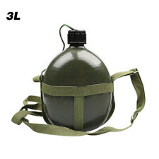 3L Aluminum Army Canteen Military Water Bottle Portable Outdoor Camping Kettle  picture