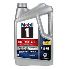 Mobil 1 High Mileage Full Synthetic Motor Oil 5W-30, 5 Quart picture
