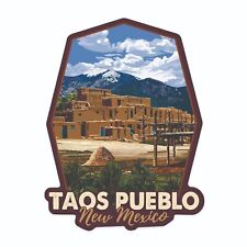 Taos Pueblo New Mexico Sticker Decal Bumper Sticker picture