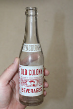 MARION VA OLD COLONY SODA BOTTLE 8 OZ ACL picture