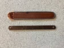 Vintage 1930/40s Lufkin 12in Folding Metal Ruler~H. F. Livermore Co. Boston Ma picture