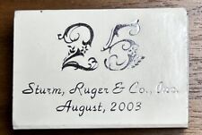 Sturm Ruger & Co., Inc. August, 2003, 25 Anniversary Matchbook picture