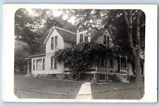 Des Moines Iowa IA Postcard RPPC Photo Victorian House View 1912 Antique Posted picture