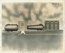 1941 Press Photo Side view drawing of the Wright Field Wind Tunnel - nei09370 picture