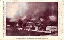 Vintage Postcard- . SAN FRANCISCO FIRE. Posted 1906 picture