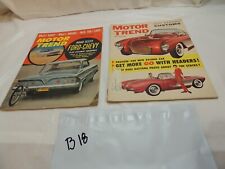 Vintage Lot of 2 Motor Trend Jan 1961 May 1959 Magazine  picture