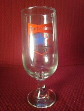 BUDWEISER Vtg. 1984 Los Angeles Olympics Tall Beer Glass with Stem.  picture