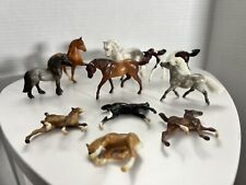 Lot of 10 Breyer Stablemates Collection  Vintage 1999 Horse, Pony, Foal Set picture