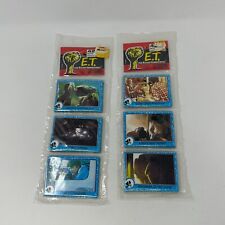 Vintage 1982 E.T. Extra Terrestrial Trading Cards Rack Packs Sealed Lot of 2 #B picture