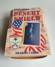 Operation Desert Shield Trading Cards 1991 Pacific Full Box 36 Wax Packs Vintage picture