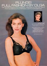 1980s magazine brassiere AD for OLGA ' PLUNGE ' Full Figure Bra 071523 picture